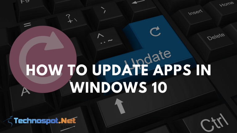 how to update apps on windows 10