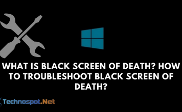 Troubleshoot Black Screen of Death