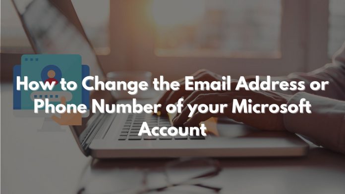 can you change microsoft account email