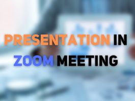 Presentation in Zoom Meeting