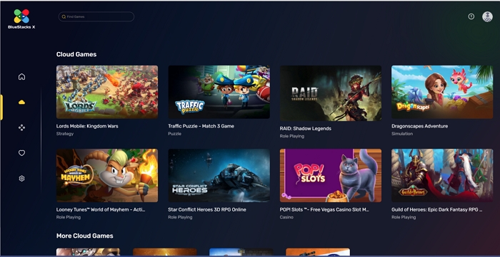 BlueStacks X lets you play Android games in your computer's browser