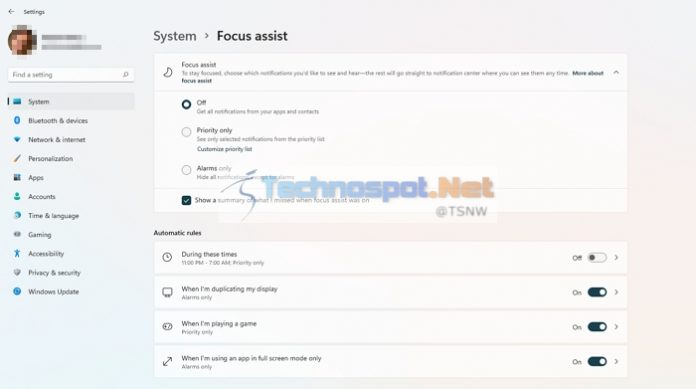 Fix Focus Assist Not Turning Off In Windows