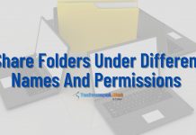 Share Folders Under Different Names And Permissions In Windows