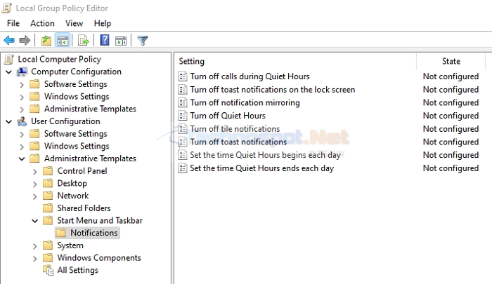 Group Policy Focus Assist