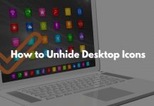 How to Unhide Desktop Icons Windows