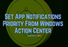 Set App Notifications Priority From Windows Action Center