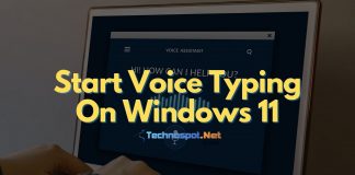 Start Voice Typing On Windows 11