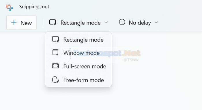 Different Types Of Screenshots In Snipping Tool