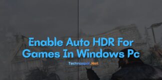 Enable Auto HDR For Games In Windows Pc