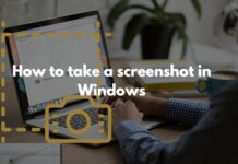 How to take a screenshot in Windows