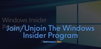 Join Unjoin The Windows Insider Program