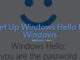 Set Up Windows Hello In Windows