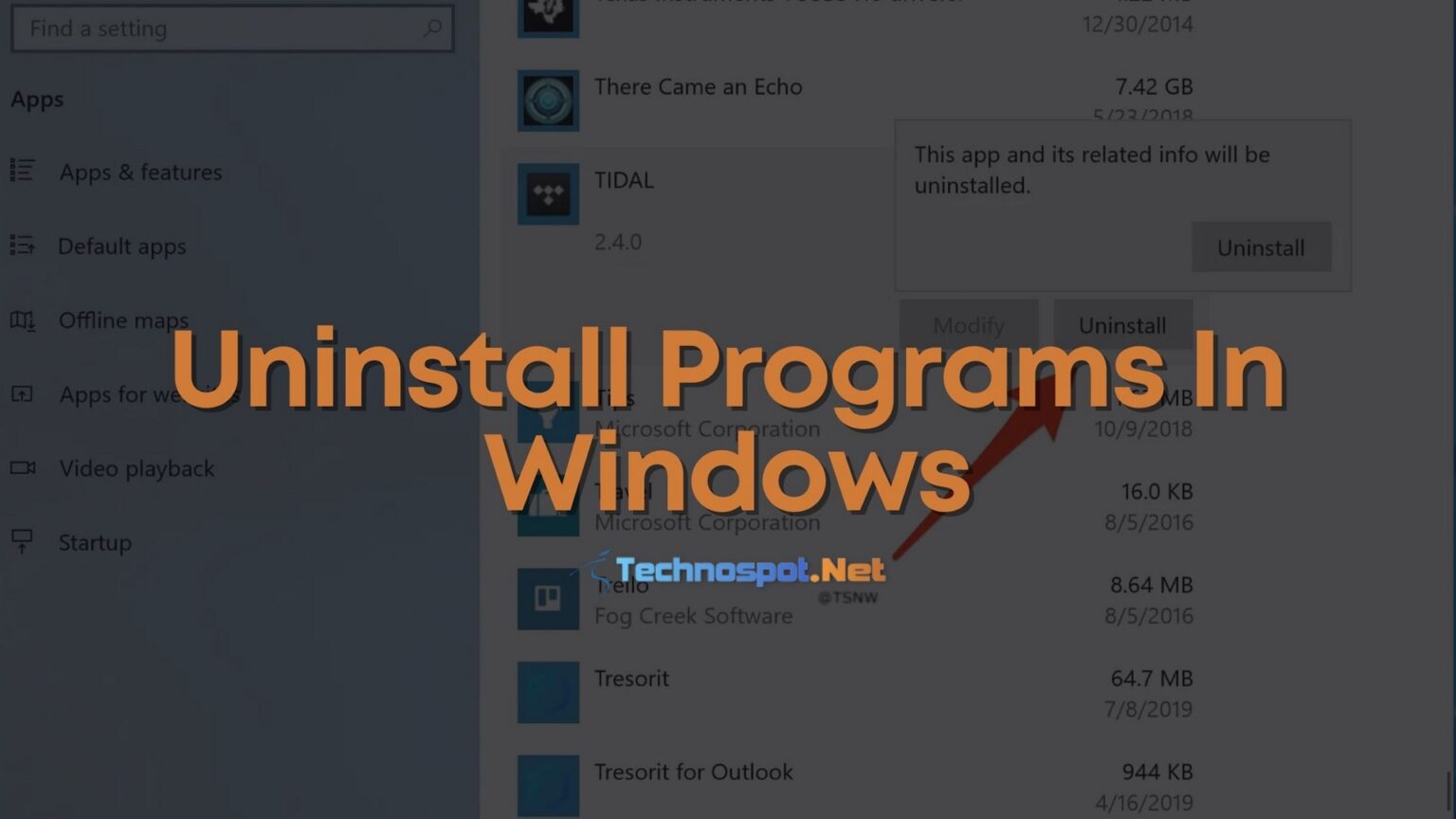 How To Remove Programs In Windows 11 10