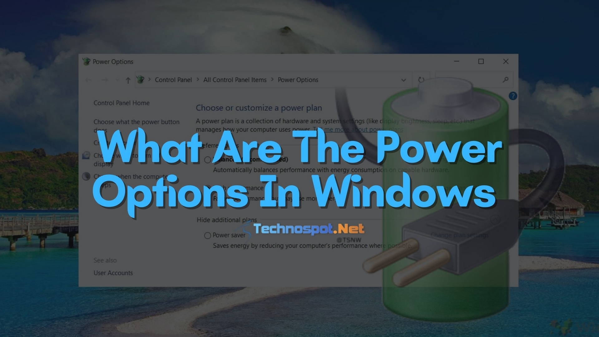 What Are The Power Options In Windows