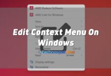 Edit Context Menu On Windows