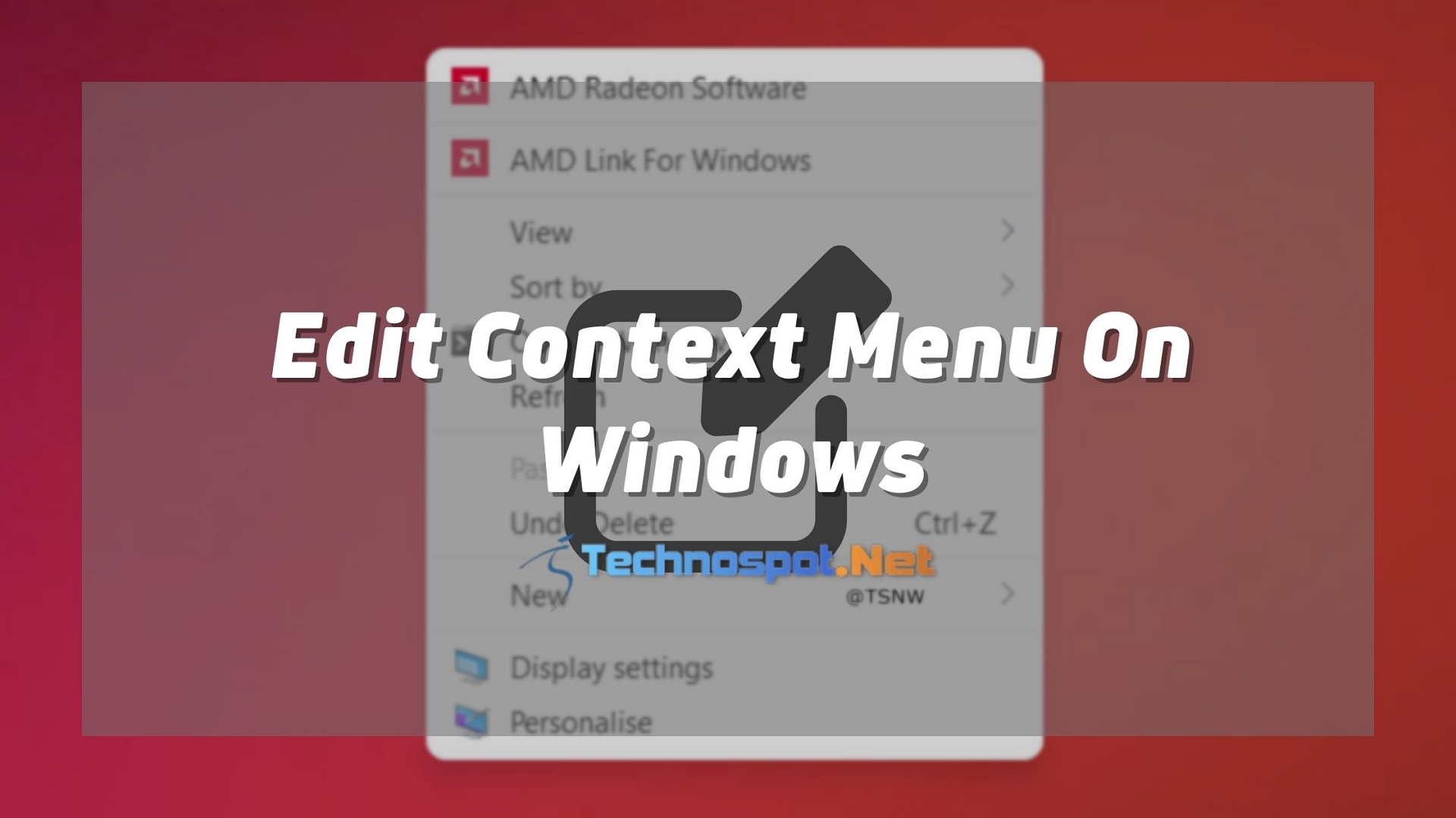 How To Edit Context Menu Items In Windows 1110 4650