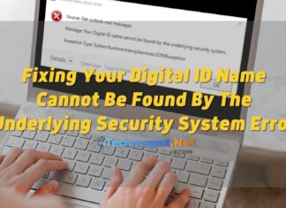 Fixing Your Digital ID Name Cannot Be Found