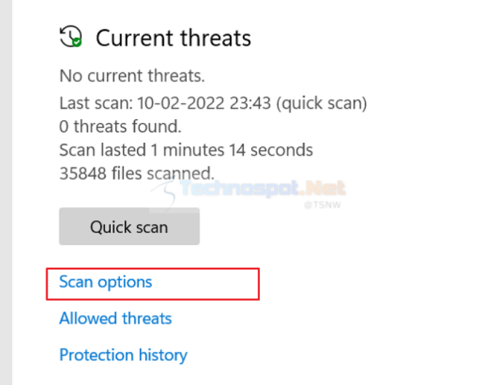 Scan A File or Folder With Windows Defender or Windows Security