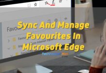 Sync And Manage Favourites In Microsoft Edge