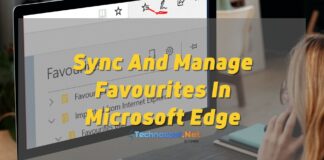Sync And Manage Favourites In Microsoft Edge