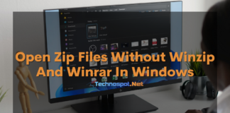 Open Zip Files Without Winzip And Winrar In Windows