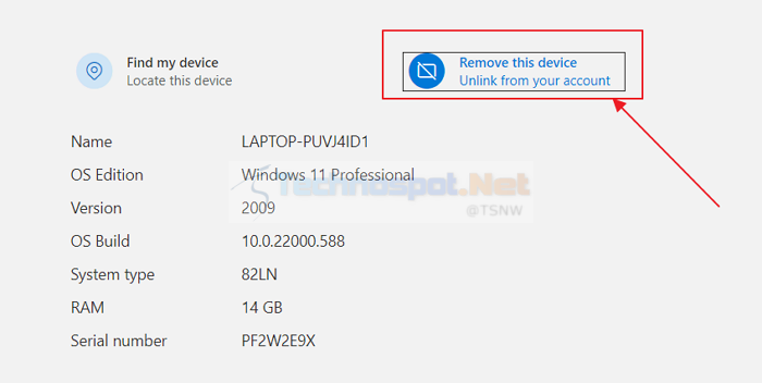 Remove Microsoft Account From Windows PC