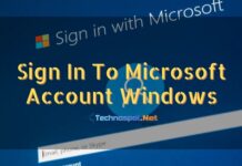 Sign In To Microsoft Account Windows