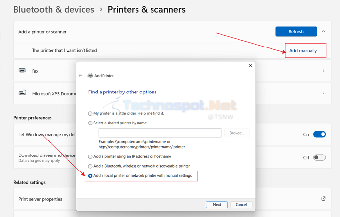 Add Microsoft Print To PDF Feature in Windows settings