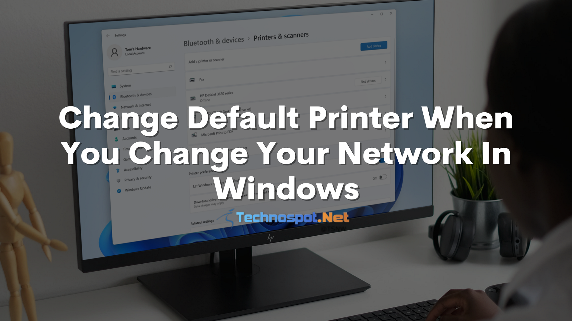 Change Default Printer When You Change Your Network In Windows