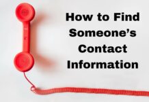 How to Find Someone’s Contact Information
