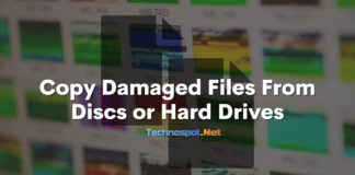 Copy Damaged Files From Discs or Hard Drives
