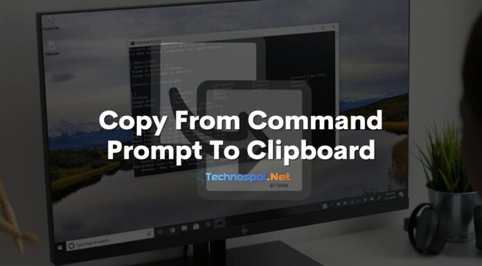 Copy From Command Prompt To Clipboard