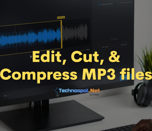 Edit, Cut, Compress MP3 files