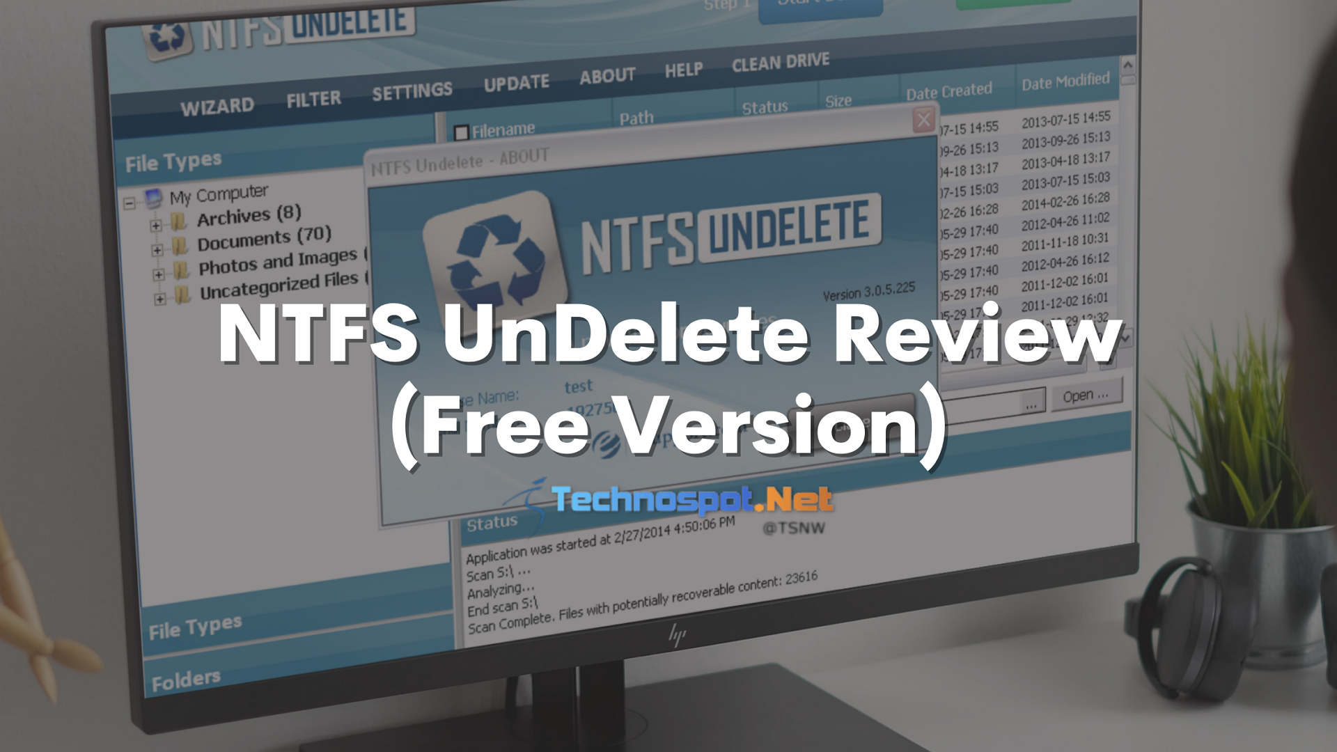NTFS UnDelete Review (Free Version)