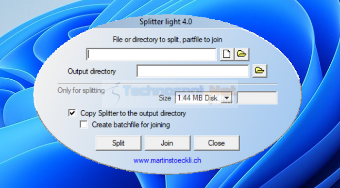 SplitterLight File Splitter