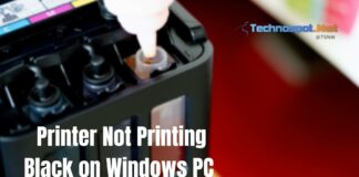 Fix Printer Not Printing Black on Windows PC