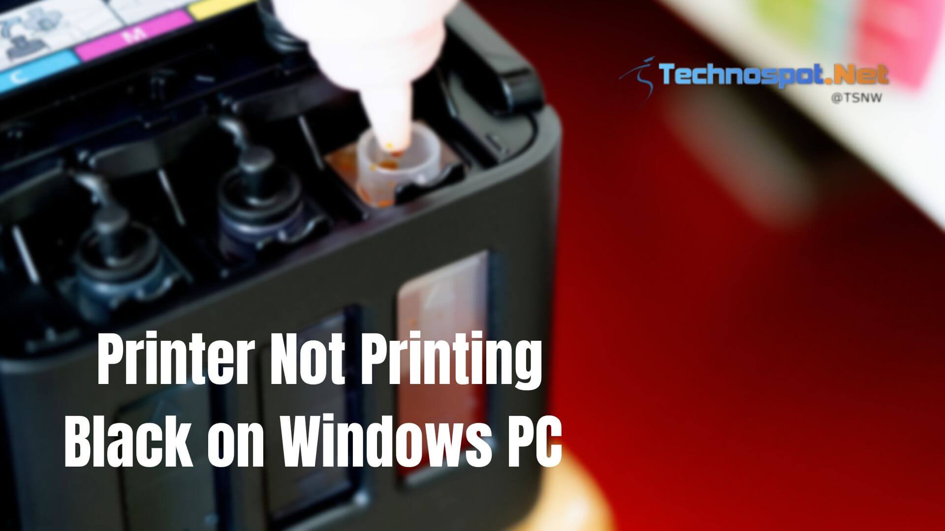 Aanwezigheid Mangel Albany Fix: Printer Not Printing Black on Windows PC