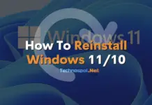 How To Reinstall Windows