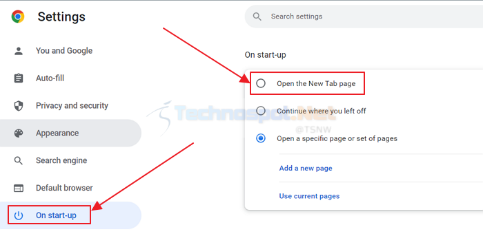 Open Recently Closed Tabs on Startup in Google Chrome