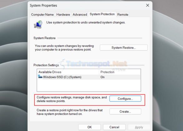 system restore failed while restoring the registry
