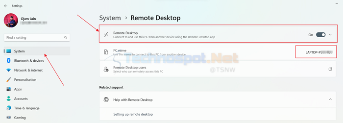 Enabling Remote Desktop Usage On Windows PC