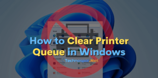 How to Clear Printer Queue in Windows