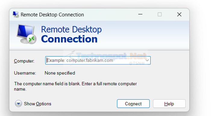 Remote Desktop Application In Windows