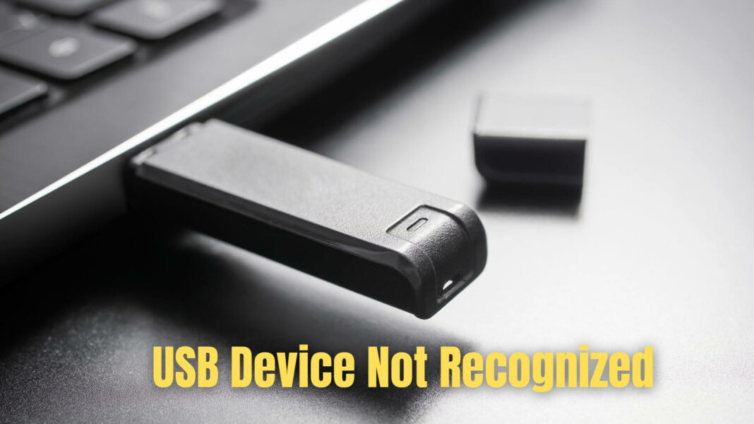 How to Fix USB Device Not Recognized Error in Windows