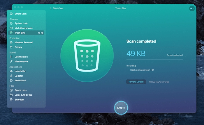 Third Part App to Clean Trash on Mac
