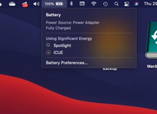 enable battery percentage macbook