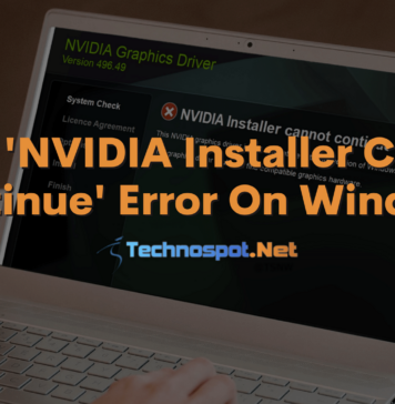 Solve 'NVIDIA Installer Cannot Continue' Error On Windows