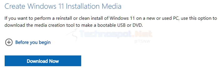 Windows Installation Media