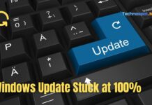 Windows Update Stuck at 100 percent