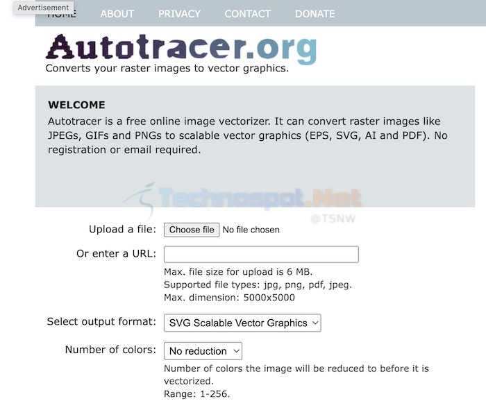 Autotracer Best Online Vector Converter